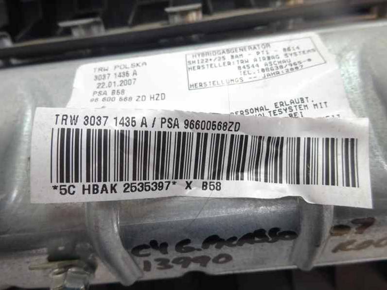 AIRBAG DELANTERO IZQUIERDO CITROEN C4 GRAND PICASSO 2007 1.6 16V HDI FAP (109 CV)
