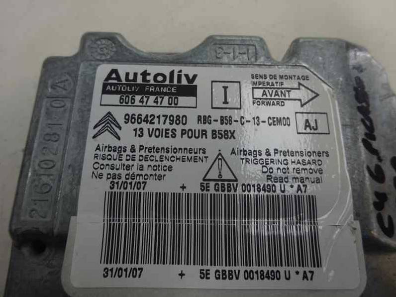 CENTRALITA AIRBAG CITROEN C4 GRAND PICASSO 2007 1.6 16V HDI FAP (109 CV)