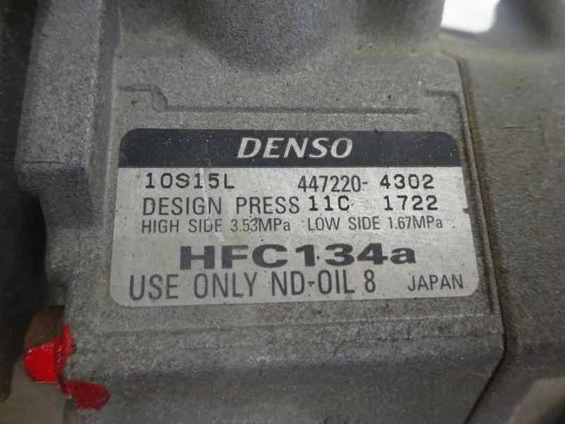 COMPRESOR AIRE ACONDICIONADO TOYOTA RAV 4 2002 2.0 TURBODIESEL (116 CV)
