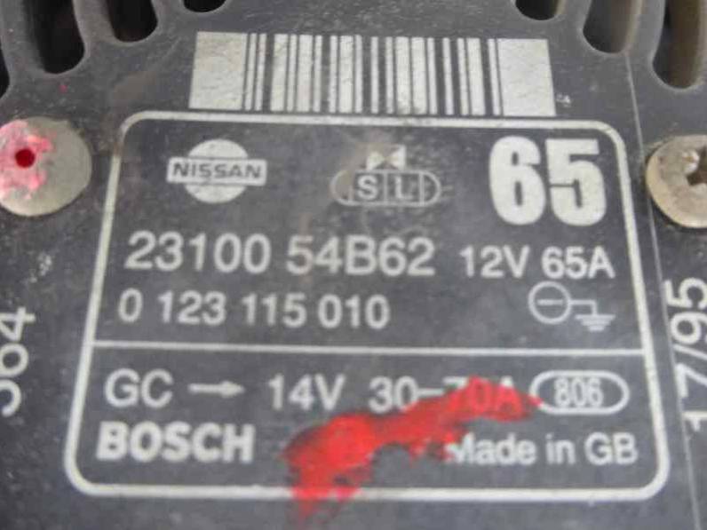 ALTERNADOR NISSAN MICRA 1995 1.0 16V (54 CV)