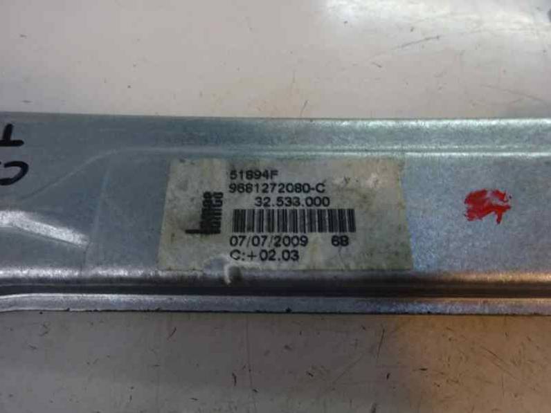 ELEVALUNAS TRASERO DERECHO CITROEN C3 PICASSO 2009 1.6 16V HDI (90 CV)