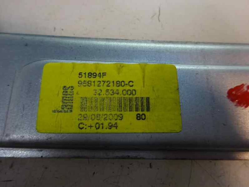 ELEVALUNAS TRASERO IZQUIERDO CITROEN C3 PICASSO 2009 1.6 16V HDI (90 CV)