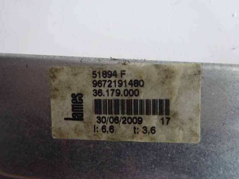 ELEVALUNAS DELANTERO DERECHO CITROEN C3 PICASSO 2009 1.6 16V HDI (90 CV)