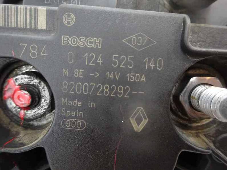 ALTERNADOR NISSAN QASHQAI 2007 1.5 DCI TURBODIESEL (106 CV)