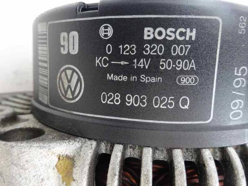 ALTERNADOR VOLKSWAGEN GOLF III BERLINA 1996 1.9 TDI (90 CV)