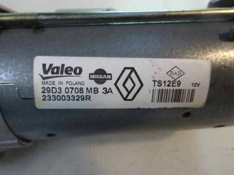 MOTOR ARRANQUE DACIA DOKKER 2013 1.5 BLUE DCI D FAP (75 CV)