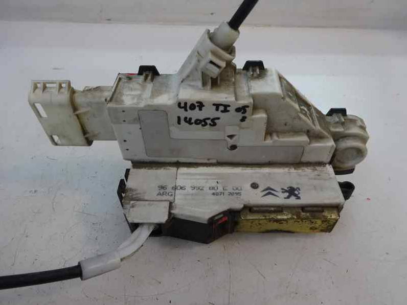 CERRADURA PUERTA TRASERA IZQUIERDA PEUGEOT 407 2005 2.0 16V HDI (136 CV)