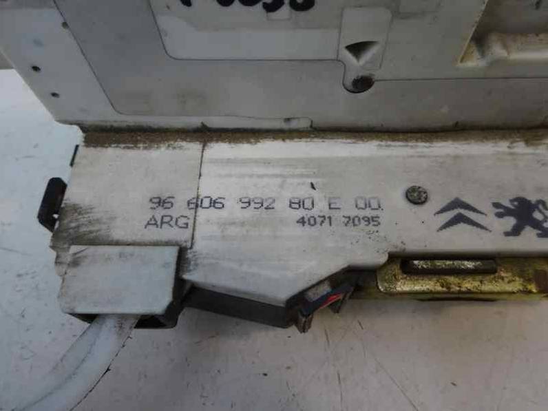 CERRADURA PUERTA TRASERA IZQUIERDA PEUGEOT 407 2005 2.0 16V HDI (136 CV)