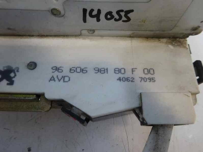 CERRADURA PUERTA DELANTERA DERECHA PEUGEOT 407 2005 2.0 16V HDI (136 CV)