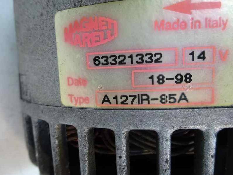 ALTERNADOR FIAT PUNTO BERLINA 1998 1.7 TURBODIESEL (63 CV)