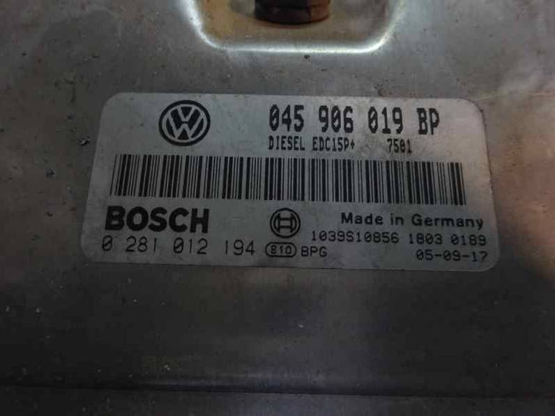 CENTRALITA MOTOR UCE VOLKSWAGEN POLO 2006 1.4 TDI (69 CV)