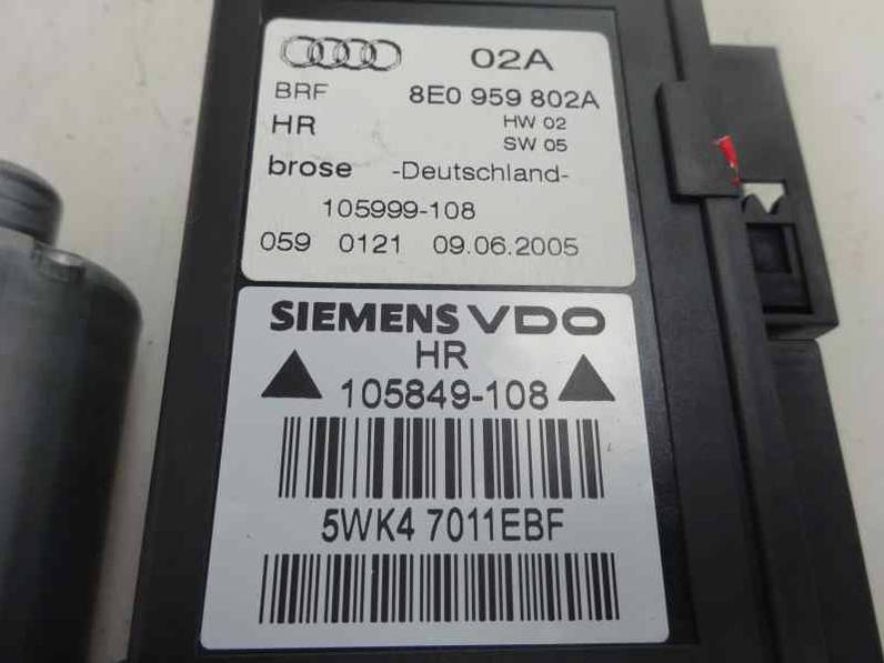 MOTOR ELEVALUNAS TRASERO DERECHO AUDI A4 BERLINA 2005 2.0 TDI (140 CV)