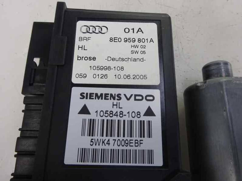 MOTOR ELEVALUNAS TRASERO IZQUIERDO AUDI A4 BERLINA 2005 2.0 TDI (140 CV)