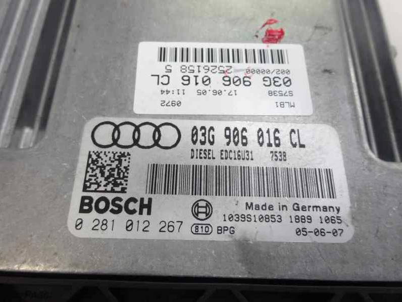 CENTRALITA MOTOR UCE AUDI A4 BERLINA 2005 2.0 TDI (140 CV)