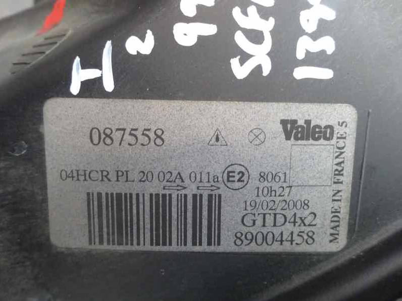 FARO IZQUIERDO RENAULT SCENIC 1999 1.9 DCI D (102 CV)