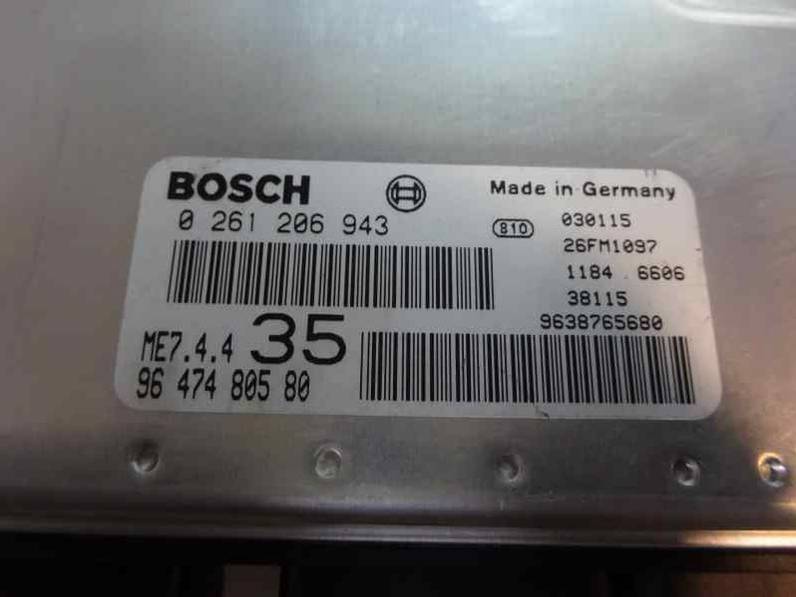 CENTRALITA MOTOR UCE PEUGEOT 307 2003 1.6 16V (109 CV)