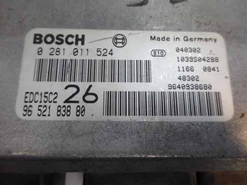 CENTRALITA MOTOR UCE CITROEN C5 BERLINA 2003 2.0 HDI (109 CV)