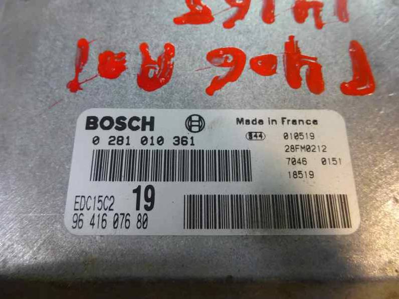 CENTRALITA MOTOR UCE PEUGEOT 406 BERLINA 2001 2.0 HDI (90 CV)