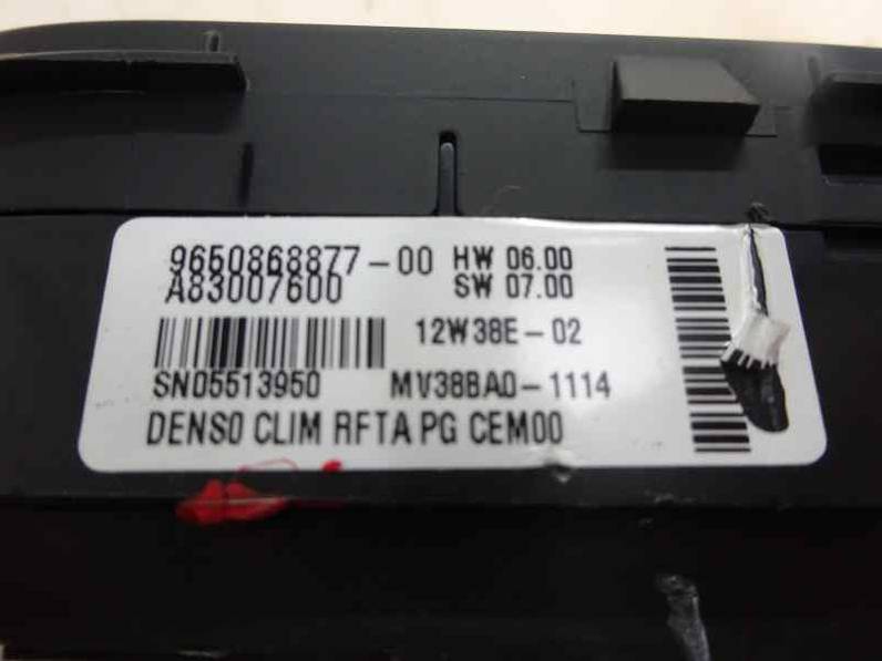 MANDO CLIMATIZADOR CITROEN C4 PICASSO 2013 1.6 HDI FAP (112 CV)