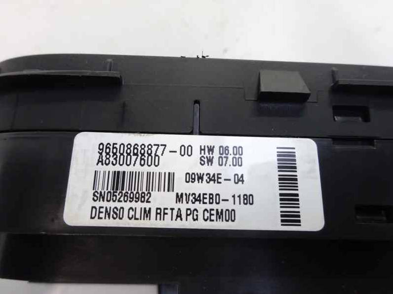 MANDO CLIMATIZADOR CITROEN C4 PICASSO 2009 1.6 16V HDI FAP (109 CV)