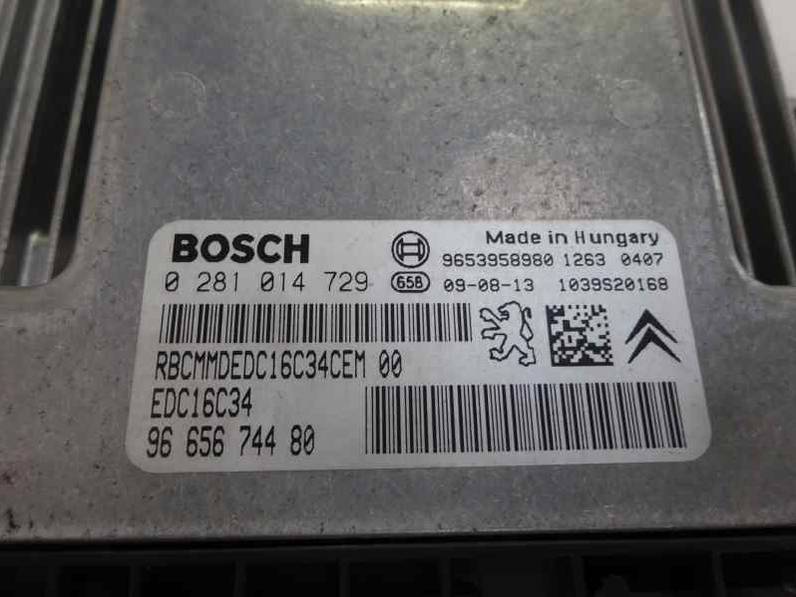 CENTRALITA MOTOR UCE CITROEN C4 PICASSO 2009 1.6 16V HDI FAP (109 CV)