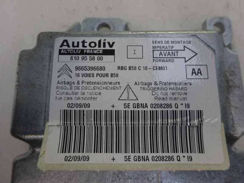 CENTRALITA AIRBAG CITROEN C4 PICASSO 2009 1.6 16V HDI FAP (109 CV)
