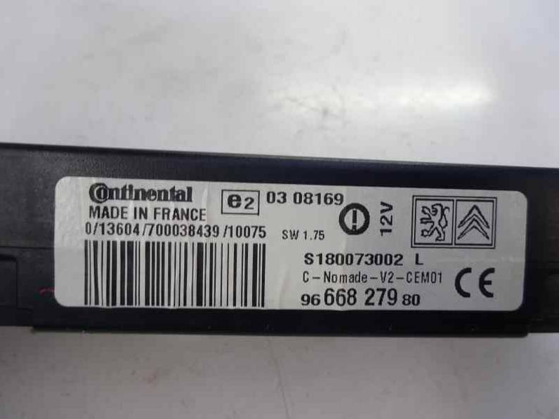 MODULO ELECTRONICO CITROEN C4 PICASSO 2009 1.6 16V HDI FAP (109 CV)