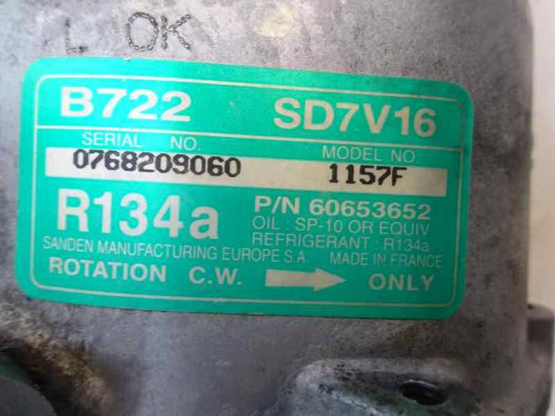 COMPRESOR AIRE ACONDICIONADO ALFA ROMEO 156 2001 1.9 JTD (110 CV)