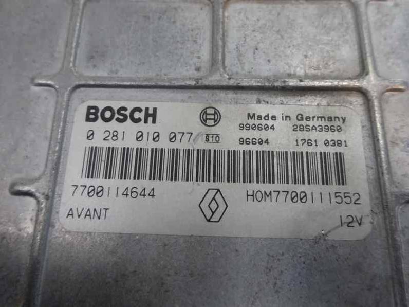 CENTRALITA MOTOR UCE RENAULT MEGANE I SCENIC 1999 1.9 DTI D (98 CV)