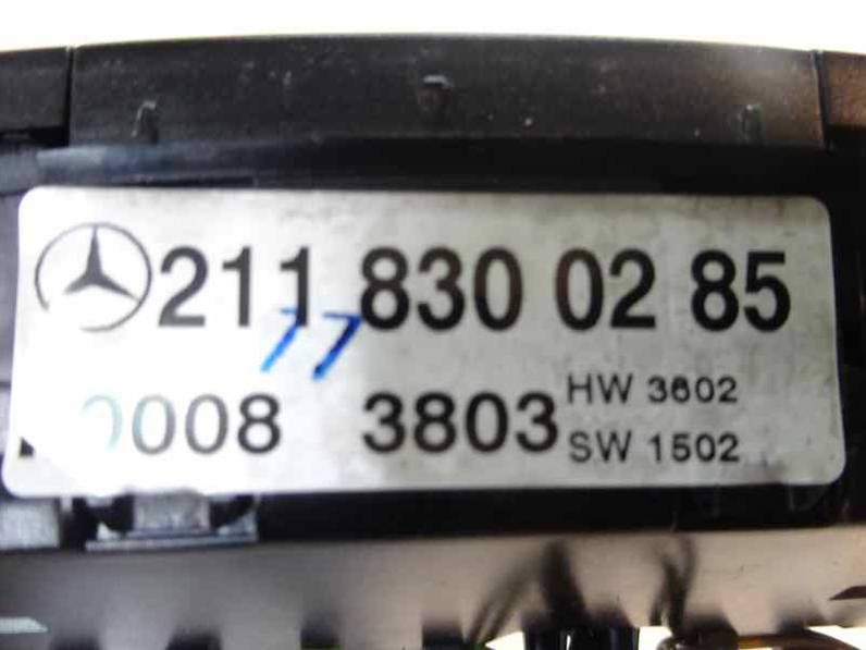 MANDO CLIMATIZADOR MERCEDES CLASE E BERLINA 2003 3.2 CDI (204 CV)