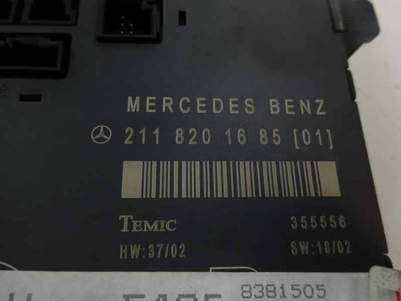 MODULO CONFORT MERCEDES CLASE E BERLINA 2003 3.2 CDI (204 CV)