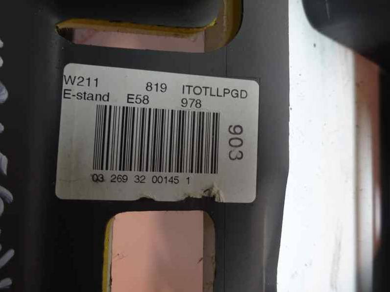 SALPICADERO MERCEDES CLASE E BERLINA 2003 3.2 CDI (204 CV)