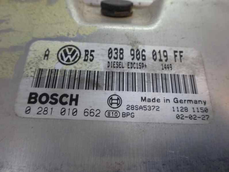 CENTRALITA MOTOR UCE VOLKSWAGEN GOLF IV BERLINA 2002 1.9 TDI (101 CV)