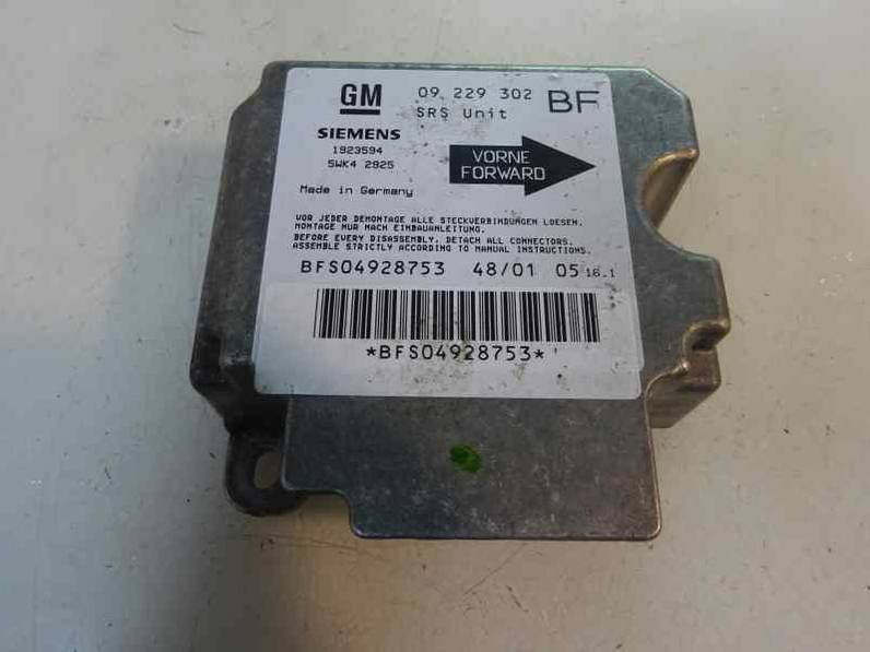 CENTRALITA AIRBAG OPEL ASTRA G COUPE 2002 2.0 (100 CV)