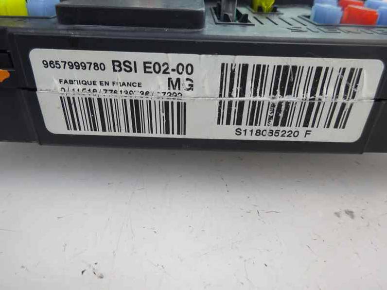 CAJA RELES FUSIBLES CITROEN XSARA PICASSO 2008 1.6 16V HDI (90 CV)