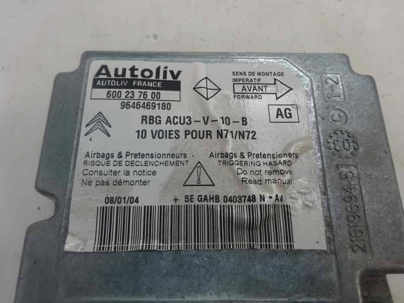 CENTRALITA AIRBAG CITROEN XSARA BERLINA 2004 2.0 HDI (90 CV)