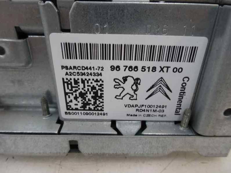 SISTEMA AUDIO RADIO CD PEUGEOT 207 2011 1.4 HDI (68 CV)