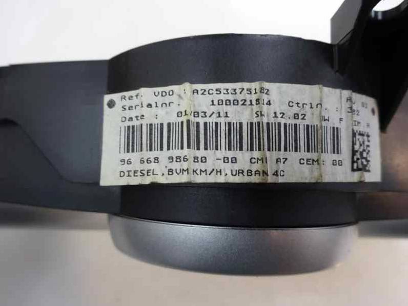 CUADRO INSTRUMENTOS PEUGEOT 207 2011 1.4 HDI (68 CV)