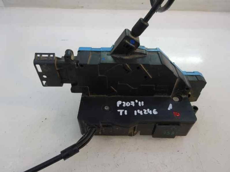 CERRADURA PUERTA TRASERA IZQUIERDA PEUGEOT 207 2011 1.4 HDI (68 CV)