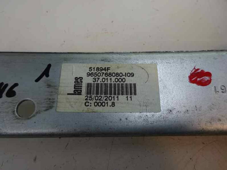 ELEVALUNAS TRASERO DERECHO PEUGEOT 207 2011 1.4 HDI (68 CV)