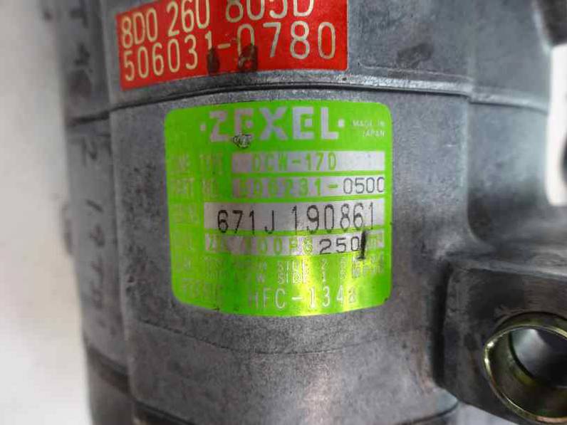 COMPRESOR AIRE ACONDICIONADO VOLKSWAGEN PASSAT BERLINA 1999 1.9 TDI (110 CV)