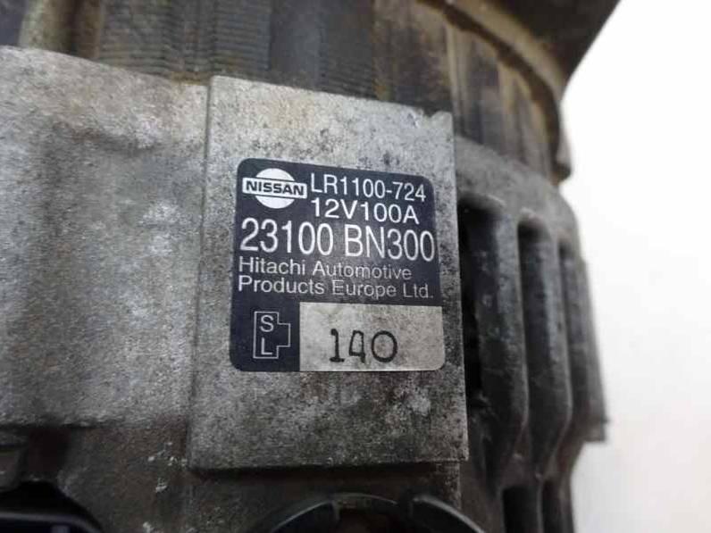 ALTERNADOR NISSAN PRIMERA TRAV 2001 2.0 TURBODIESEL (90 CV)