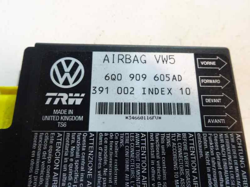 CENTRALITA AIRBAG SEAT CORDOBA BERLINA 2007 1.4 16V (86 CV)