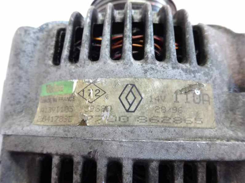 ALTERNADOR RENAULT MEGANE I BERLINA HATCHBACK 1996 1.4 (75 CV)