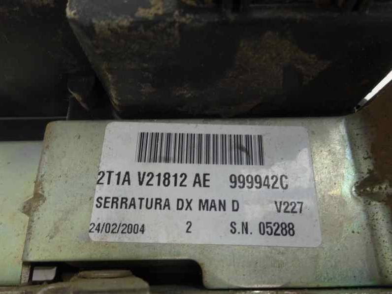 CERRADURA PUERTA DELANTERA DERECHA FORD TRANSIT CONNECT 2004 1.8 TDCI (75 CV)