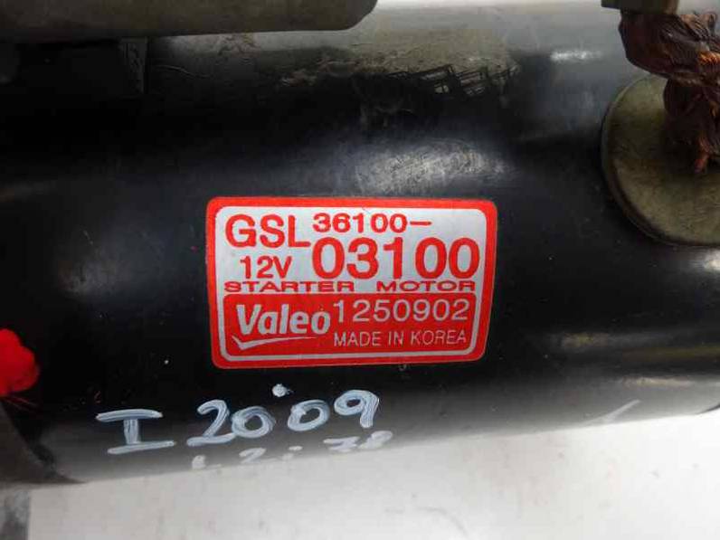 MOTOR ARRANQUE HYUNDAI I20 2009 1.2 (78 CV)