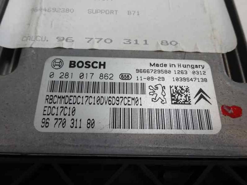 CENTRALITA MOTOR UCE CITROEN C4 LIM 2011 1.6 HDI FAP (92 CV)