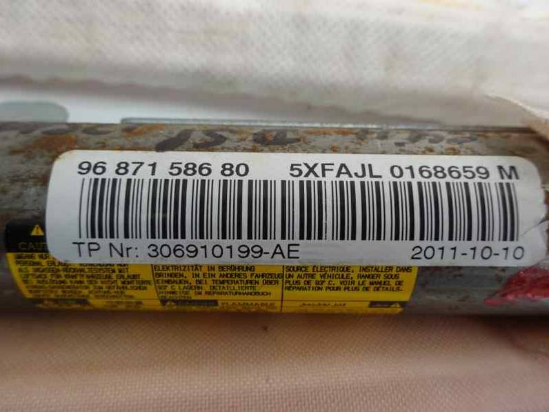 AIRBAG CORTINA DELANTERO DERECHO CITROEN C4 LIM 2011 1.6 HDI FAP (92 CV)