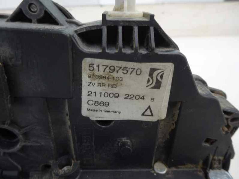 CERRADURA PUERTA TRASERA DERECHA FIAT GRANDE PUNTO 2010 1.4 (78 CV)