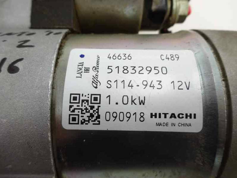 MOTOR ARRANQUE FIAT GRANDE PUNTO 2010 1.4 (78 CV)